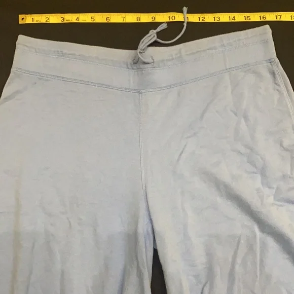 Gap Baby Blue Elastic Waist Wide Leg Capri - Picture 3 of 5